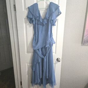 Asos curve ruffle dress